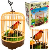 FIGURKA ŚPIEWAJĄCE PTASZKI NA INTERAKTYWNY REAGUJE NA DŹWIĘK KLAŚNIĘCIE