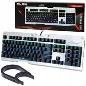 KLAWIATURA GAMINGOWA MECHANICZNA PODŚWIETLANA RGB DLA GRACZY