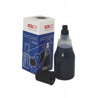 TUSZ DO PIECZĄTEK gumowych i polimerowych wodny czarny COLOP 25 ml