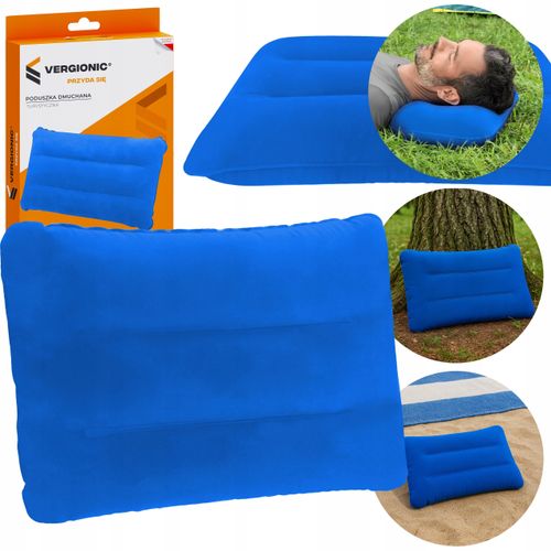 Poduszka dmuchana podróżna VERGIONIC - zagłówek, PVC na Arena.pl