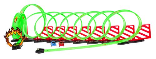 Ekstremalny Tor Wyścigowy Dla Dzieci 3+ Pętle 360 Stopni + 2 Autka Rajdowe na Arena.pl