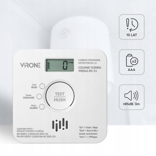 Czujnik Tlenku Węgla Detektor tlenku węgla Czadu NAJNOWSZY MODEL na Arena.pl