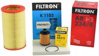 FILTRON ZESTAW FILTRÓW FIAT BRAVO II 1.6 2.0 LANCIA DELTA III 1.6 1.9