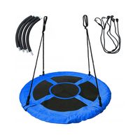 Huśtawka bocianie gniazdo 100cm Niebieska