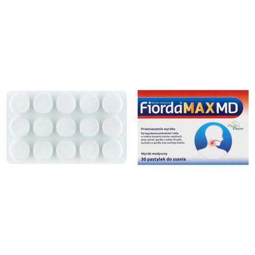 fiorda max md 30 tabletek do ssania na gardło na Arena.pl