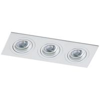 Prostokątna oprawa wpuszczana Caro AZ2439 Azzardo 3-punktowa lampa biała