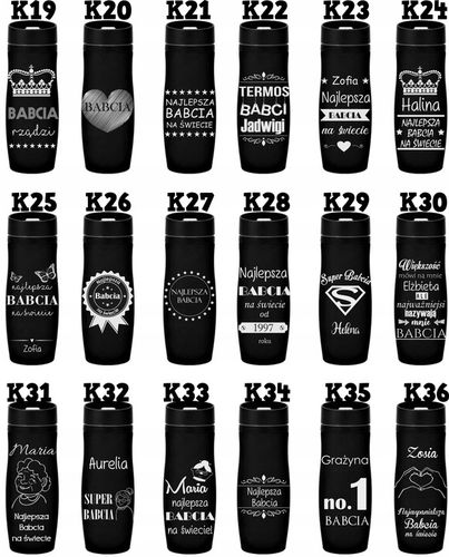 KUBEK TERMICZNY Z Grawerem URODZINY 18-99 PREZENT DLA NAUCZYCIELA na Arena.pl