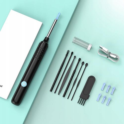 SMART OTOSKOP Z KAMERKĄ WIFI DO CZYSZCZENIA USZU NARZĘDZIA ZESTAW ENDOSKOP na Arena.pl