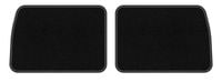 Dywaniki welurowe tylne Honda Civic IV 1987-1991 hatchback czarne