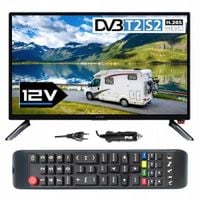 Telewizor samochodowy do KAMPERA KIANO 19 cali PVR HD USB HDMI DVBT2 S2 12V