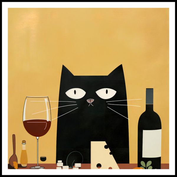 Plakat 80x80cm Gastronomiczna Uczta zdjęcie 3