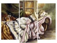 90CM 70 ZEGAR 3 ELEM UCIECZKA MARZENIA SCIENNY DRUK