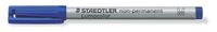 foliopis zmywalny m niebieski lumocolor staedtler