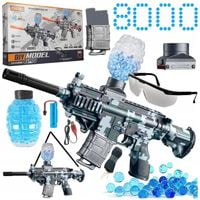 KARABIN PISTOLET MASZYNOWY AUTOMAT NA KULKI WODNE ŻELOWE OKULARY BEZPIECZNY