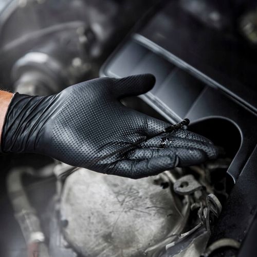 Rękawice Nitrylowe Mercator GOGRIP BLACK Czarne a50 XL na Arena.pl