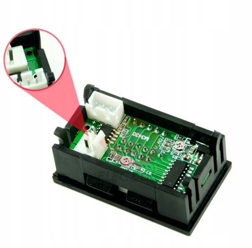 AMPEROMIERZ WOLTOMIERZ PANELOWY 50A 100V NAPIĘCIE PRĄDU STAŁEGO DC 60mV LCD na Arena.pl