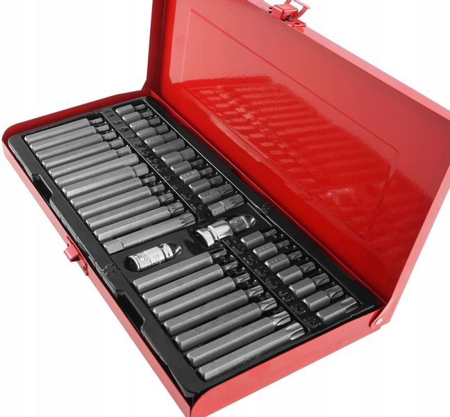 ZESTAW BITÓW KOŃCÓWKI BITY KLUCZE KOŃCÓWKI KLUCZ IMBUS HEX TORX SPLINE 40el zdjęcie 13