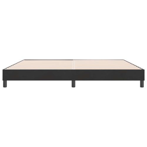Łóżko Box Spring bez materaca Czarne 180x210 cm Aksamit na Arena.pl