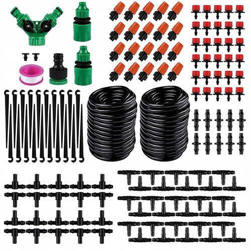 ZESTAW NAWADNIANIE KROPELKOWE SYSTEM 30m + 50 DYSZ na Arena.pl