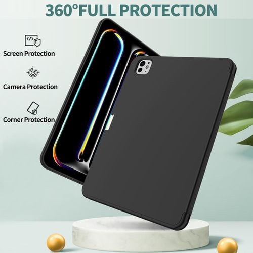 Etui do iPada Pro 11 2024 M4 Pancerne na Rysik Auto Wake Czarne na Arena.pl