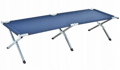 ŁÓŻKO SKŁADANE POLOWE TURYSTYCZNE KANADYJKA LEŻANKA 190cm STABILNE TORBA na Arena.pl