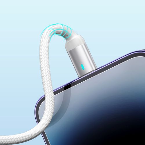 kabel przewód do iphone a10 series usb - lightning 2.4a 1.2m biały na Arena.pl