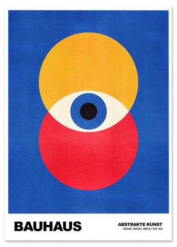 Plakat plakaty bauhaus oko 21x29,7 cm A4 na Arena.pl