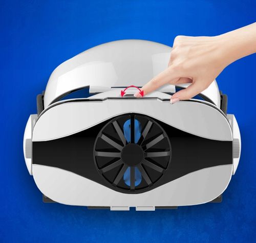 Okulary gogle VR 3D 360 FiiT 5F do smartfona do 6,3 ze słuchawkami lekkie na Arena.pl