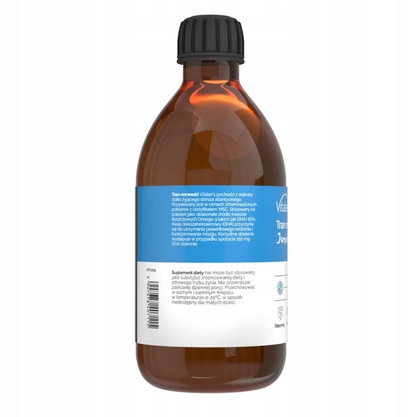 VITALER'S TRAN NORWESKI JUNIOR 250ML zdjęcie 3