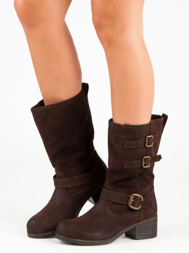 BRĄZOWE BOTKI WORKERY Rozmiar - 39 na Arena.pl