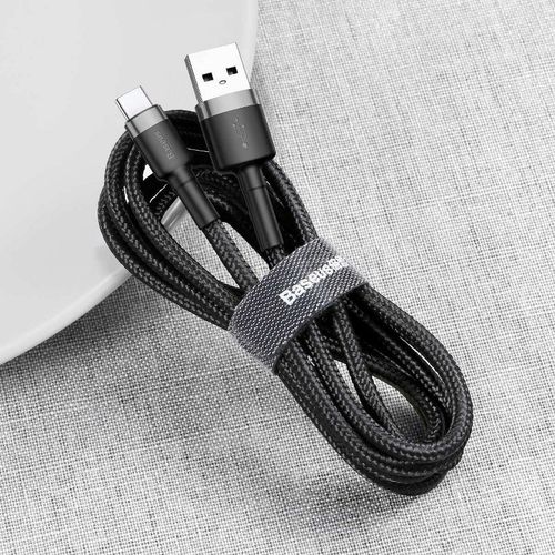 kabel usb do usb-c baseus cafule 2a 3m (szaro-czarny) na Arena.pl