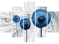 105CM 150CM ZEGAR 5 ELEM NIEBIESKIE DMUCHAWCE 3 DRUK OBRAZ