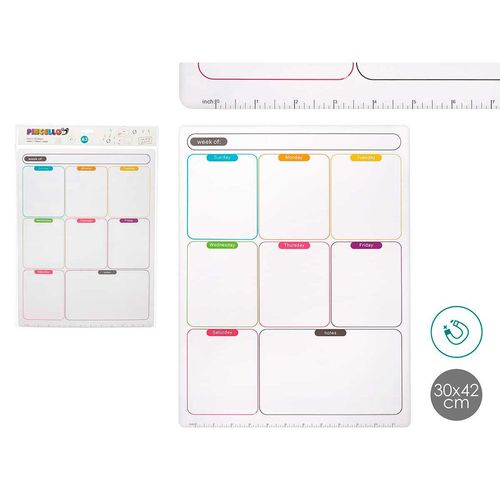 Magnesy Pincello Biały 33,5 x 48 x 0,5 cm Lodówka A3 (12 Sztuk) na Arena.pl