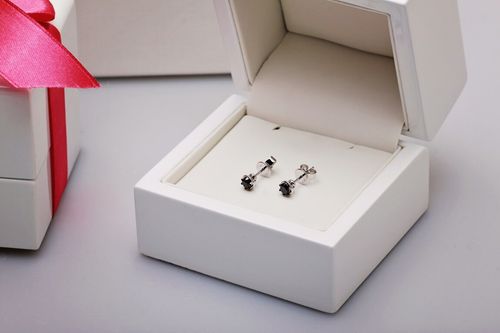 Złote kolczyki KBD1594B - Diament na Arena.pl