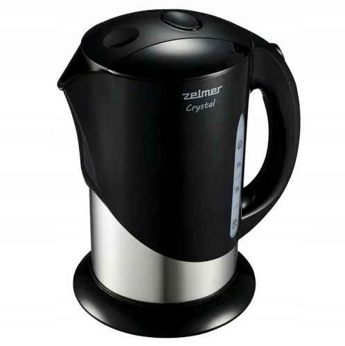Czajnik elektryczny Zelmer Crystal 1,7 l 2200 W czarny na Arena.pl
