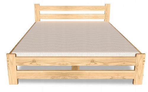 ŁÓŻKO DREWNIANE 180x200 B sosnowe WYSOKI ZAGŁÓWEK na Arena.pl