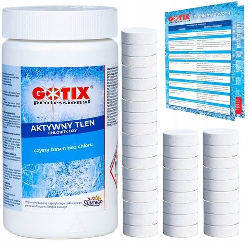 Aktywny Tlen do Basenu Jacuzzi SPA Chemia Basenowa bez Chloru Tabletki 1KG na Arena.pl