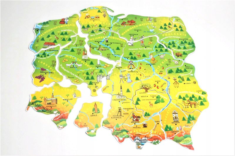 geo-puzzle polska 2595 zdjęcie 8
