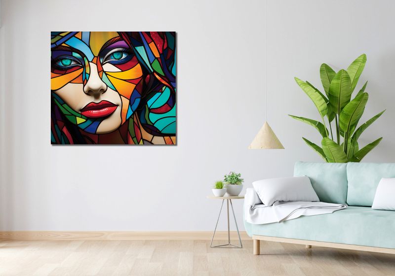 Obraz 100x90cm Spójrz Mi W Oczy zdjęcie 2