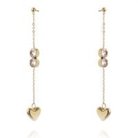 kolczyki ze stali chirurgicznej pozłacane sztyfty kst2682