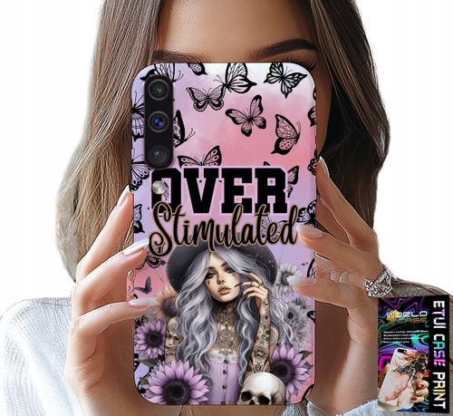 ETUI DO SAMSUNG GALAXY A70 - OVER STIMULATED, NASTOLETNIE WZORY, CASE na Arena.pl