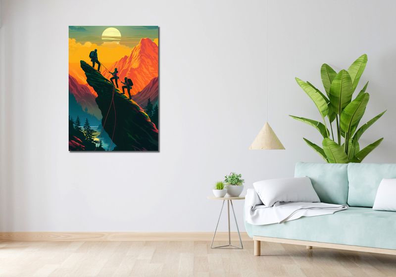 Obraz 70x100cm U Szczytu zdjęcie 2