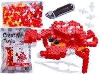 ZESTAW DLA DZIECI KORALIKI DO PRASOWANIA  KRAB