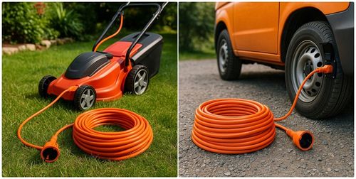 PRZEDŁUŻACZ OGRODOWY 3X1,5 15M budowlany do kosiarki z uziemieniem SPECDOM na Arena.pl