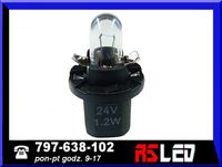 żarówka tradycyjna szklana R5 w oprawie B8.5D 24v