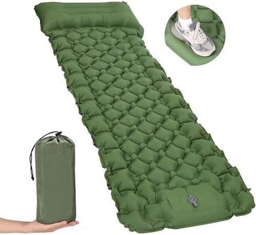 MATA SAMOPOMPUJĄCA SIĘ KARIMATA MATERAC TURYSTYCZNA 200X70 CM JEDNOOSOBOWA na Arena.pl