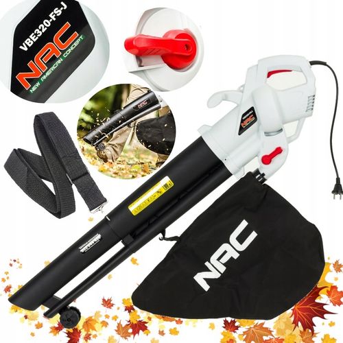 DMUCHAWA do liści ODKURZACZ Elektryczny 3w1 NAC 3200W 250 km/h Rozdrabniacz na Arena.pl