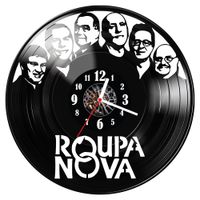 Zegar ścienny z płyty winylowej Roupa Nova 997.14
