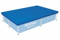 Pokrywa 224X154Cm Na Basen Stelażowy Steel Pro 221X150X43Cm Bestway