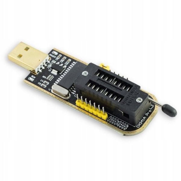 Programator CH341A EEPROM Flash BIOS IMMO adaptery + klips i OPROGRAMOWANIE zdjęcie 10